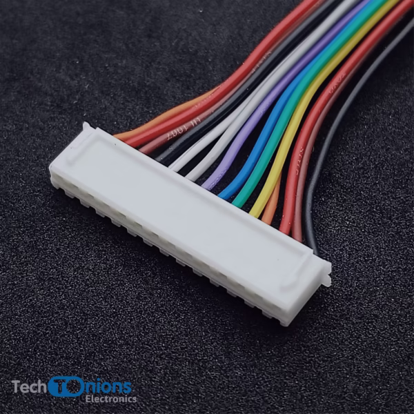 14 pin JST XH, 2.5mm, One side Female with 30cm Wires - Image 1
