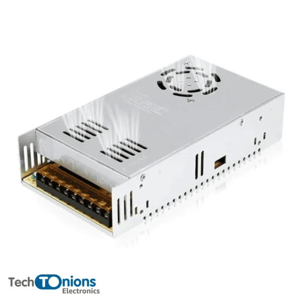 Refurbished 24V 15A SMPS 360W AC-DC Metal Power Supply with Fan 1