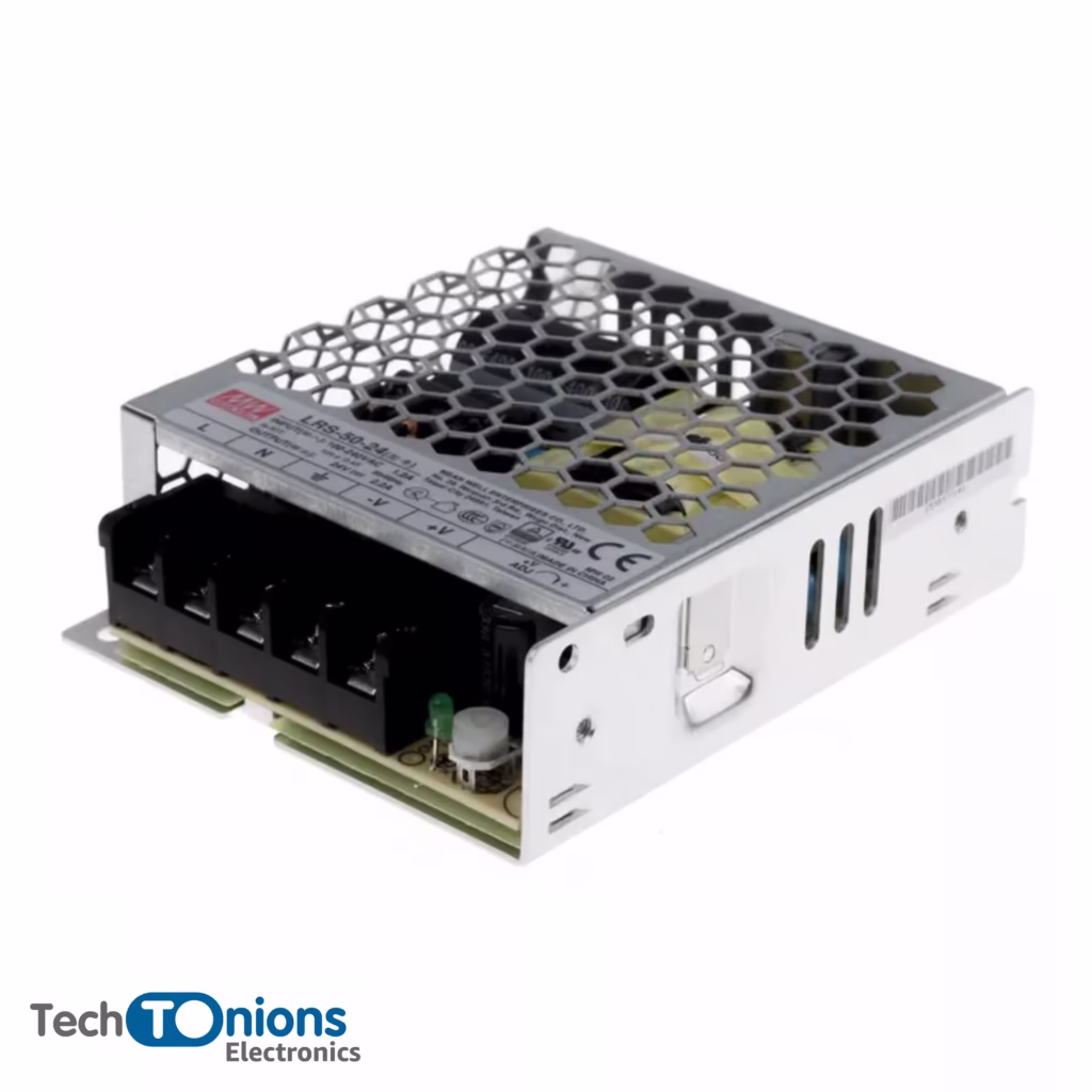MEAN WELL LRS-50-24 AC-DC CONVERTER OUTPUT 24V 2.2A 53W