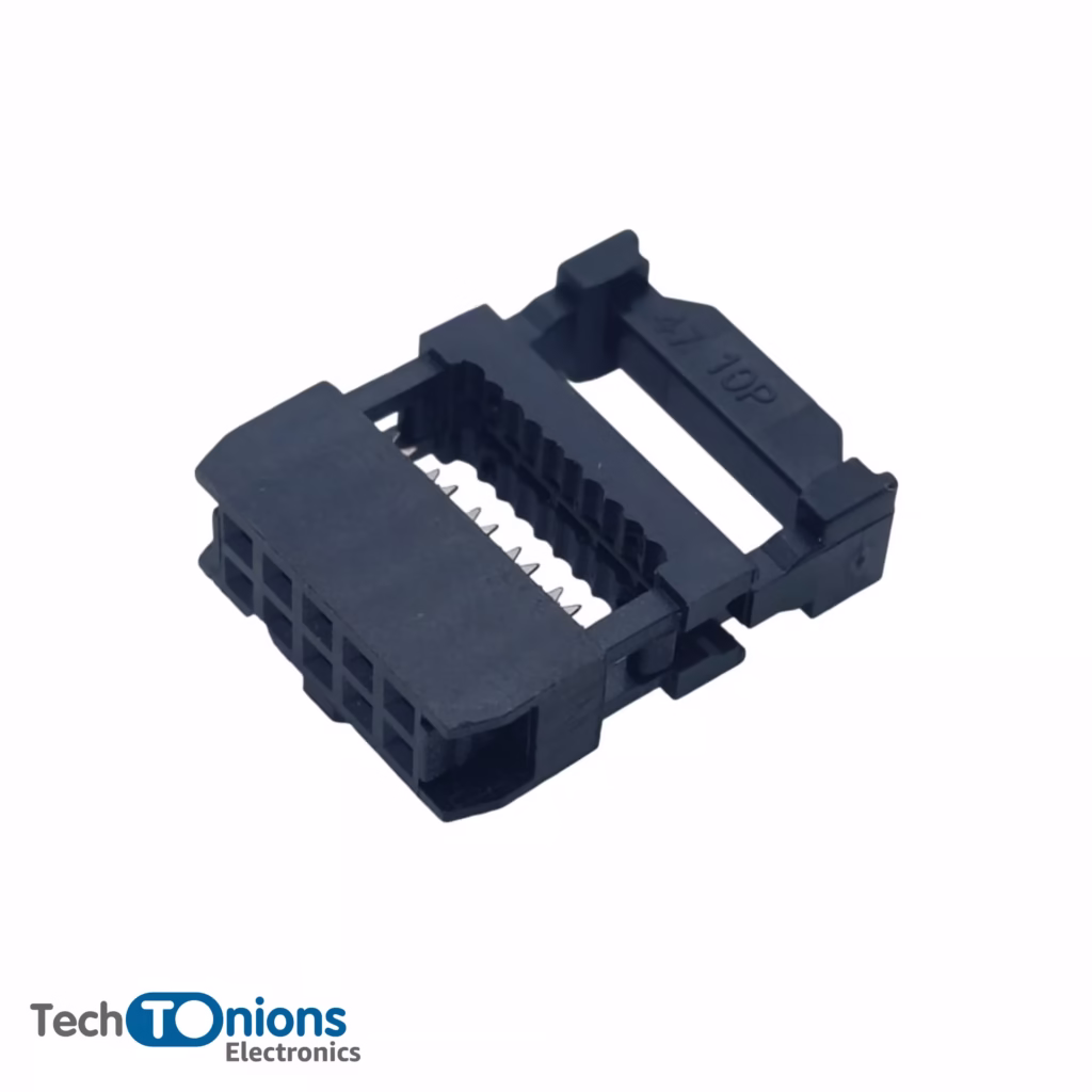 16 pin IDC Female Connector with Strain Relief