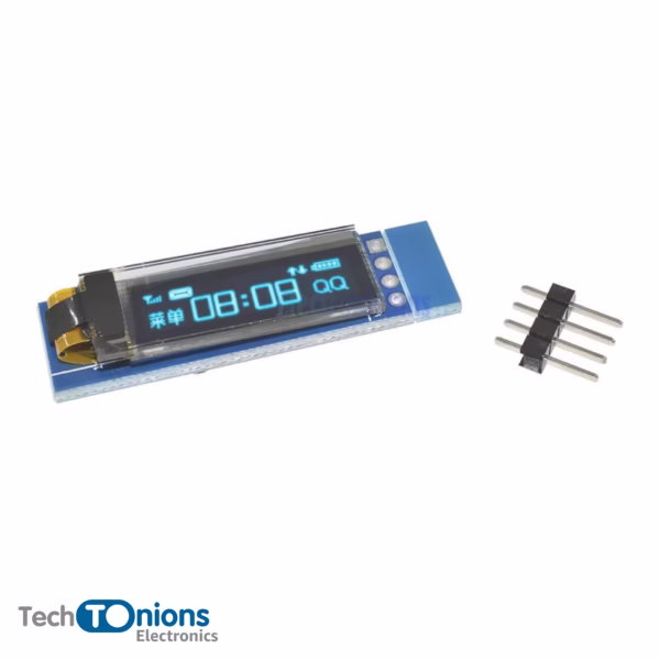 0.91 Inch 128x32 IIC I2C Blue OLED LCD Display SSD1306 Driver DC 3.3V 5V Module