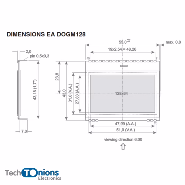 EA DOGM128E-6 Display Visions